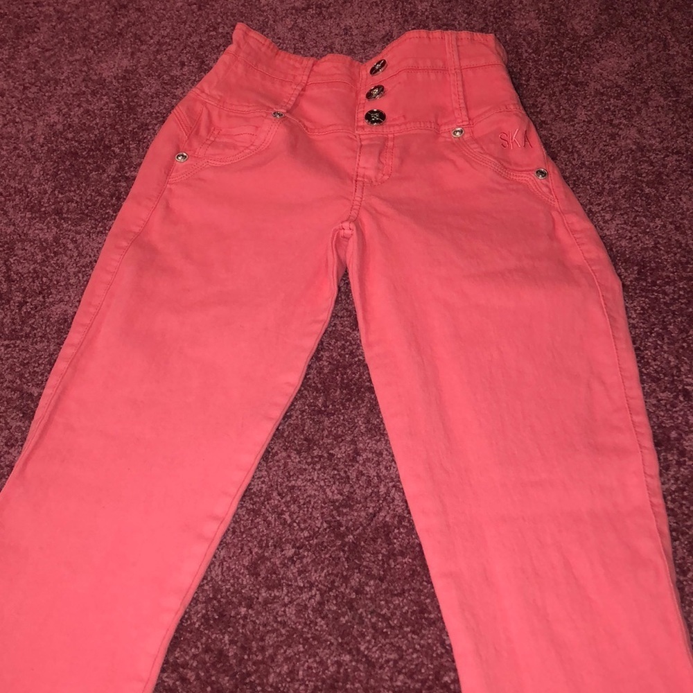 Women’s High-Waist Pink Jeans